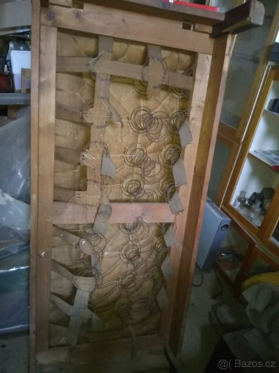 Starožitný vyšívaný gauč - pohovka, divan - 6