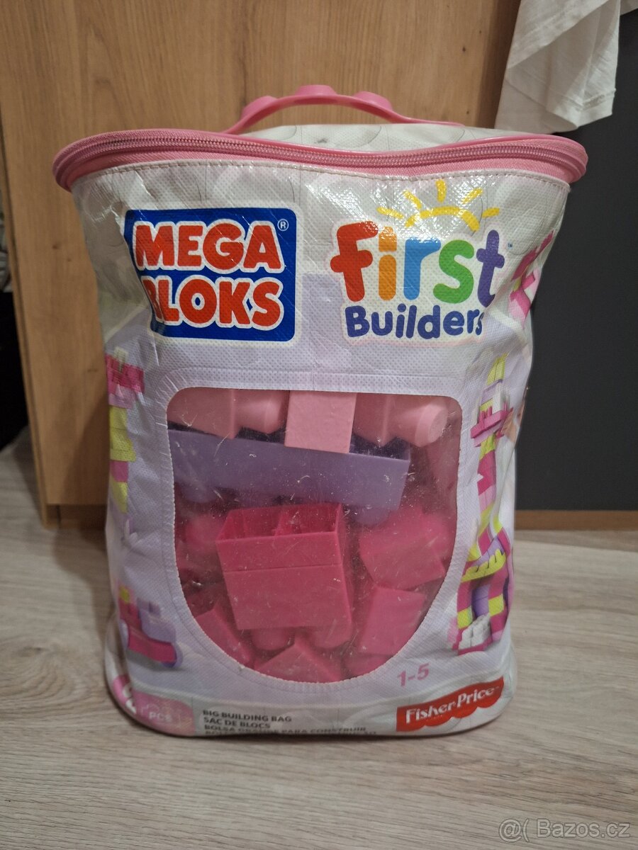 Mega Bloks kostky + sběrač - 6