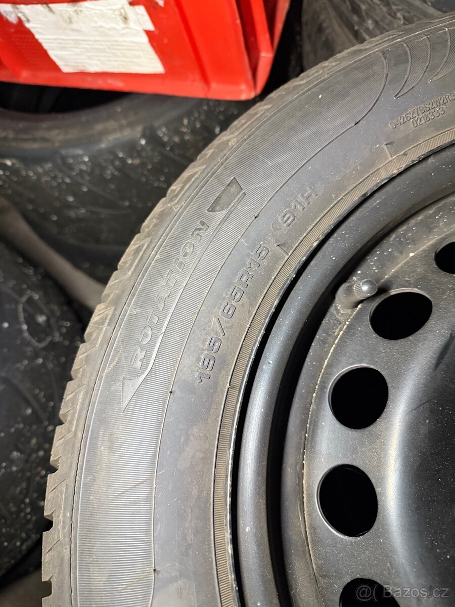 Zimní pneu 195/65 r15 “nové” 5x112 r15 - 6