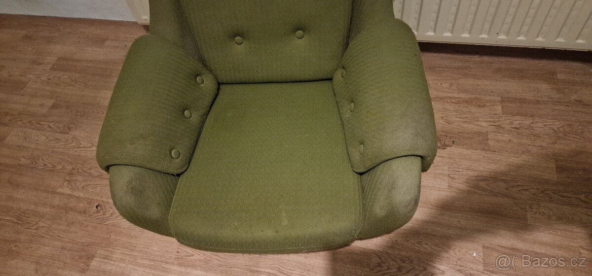 Retro otočné křeslo - 6