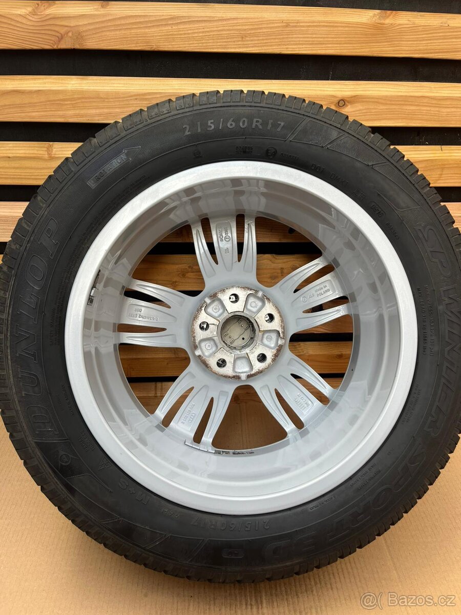 Alu originální kola Audi Q3 215/60 R17 5x112❄️ - 6