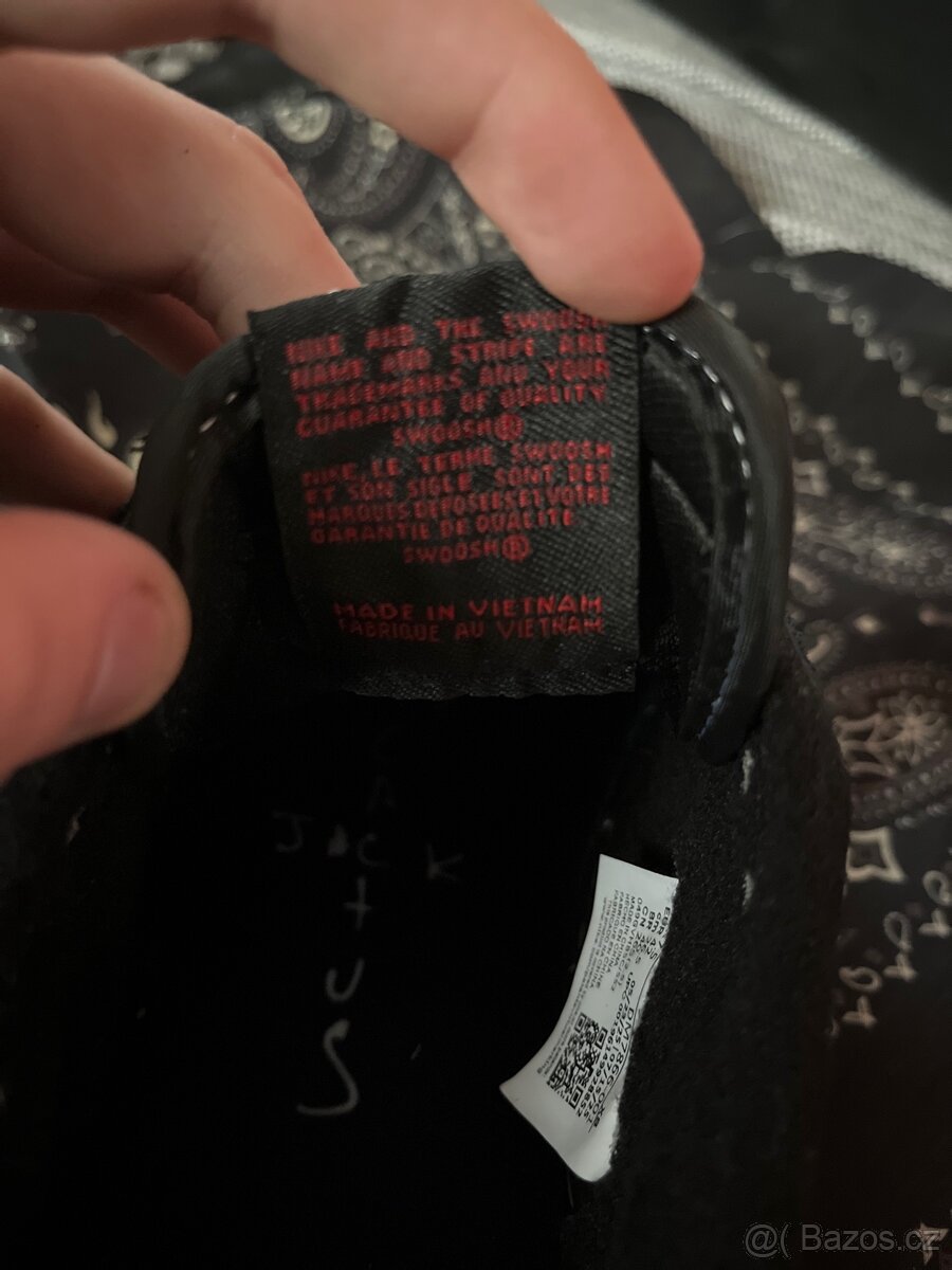 Travis Scott Air Force 1 Black Phantom 1:1 nové s krabicí - 6