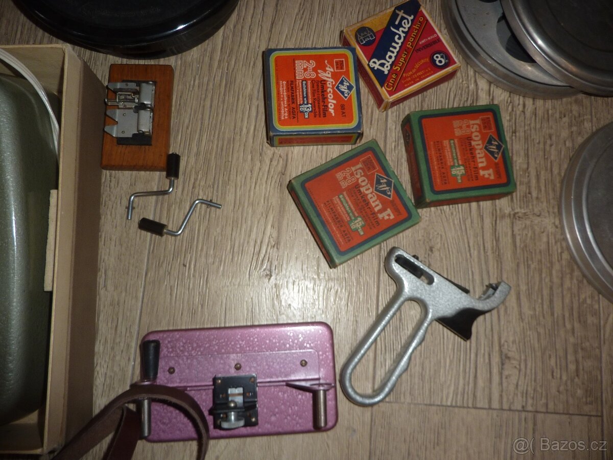 Staré plátno, projektory Meopta, kamera-vše 4.900 - 6