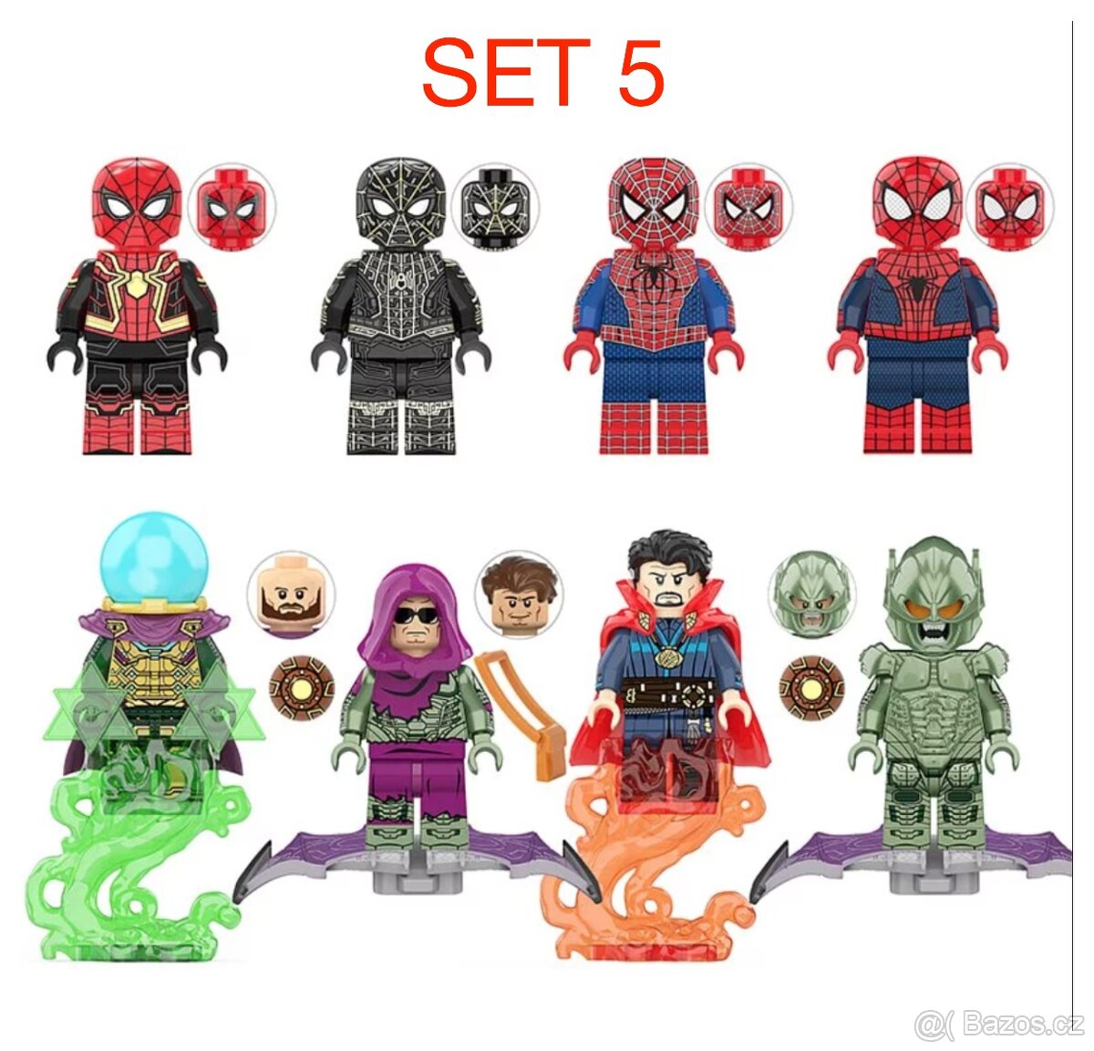 Figúrky Superhrdinovia (8ks) typ lego 2 - nové - 6