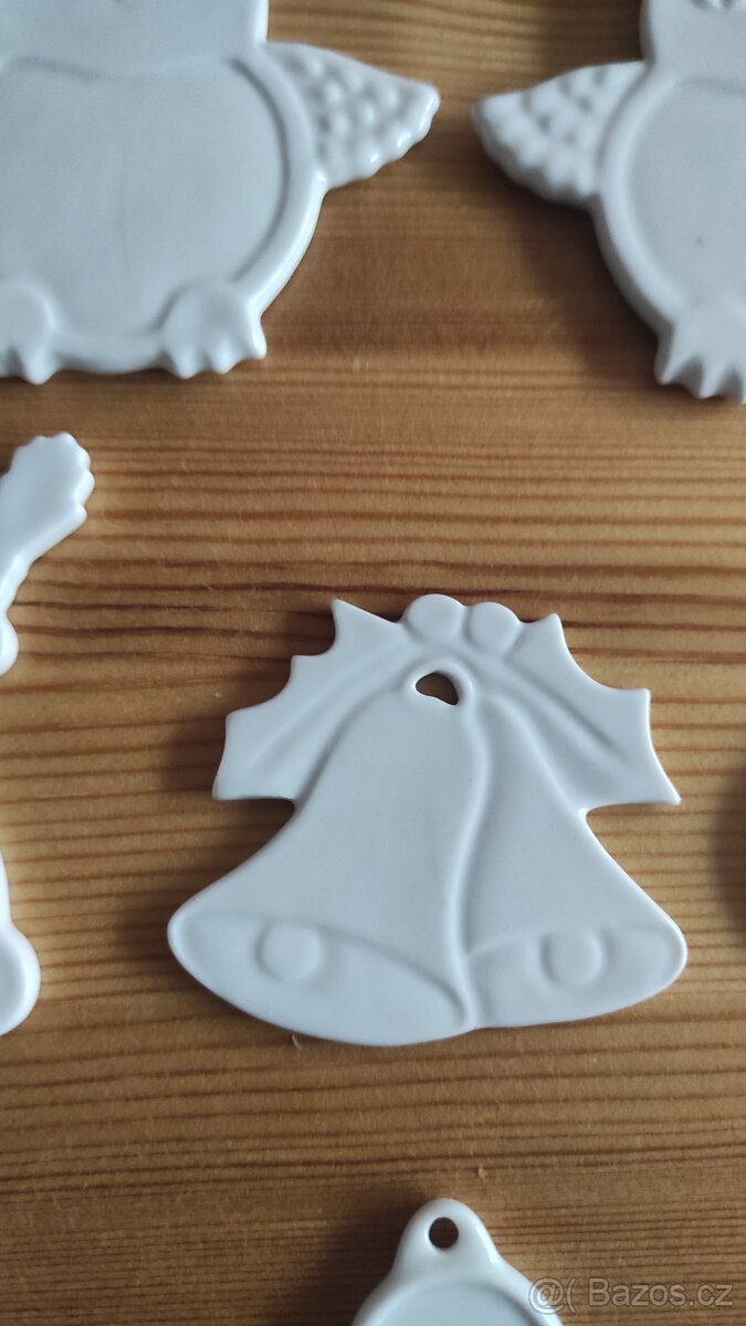Porcelánové vánoční ozdoby - 6
