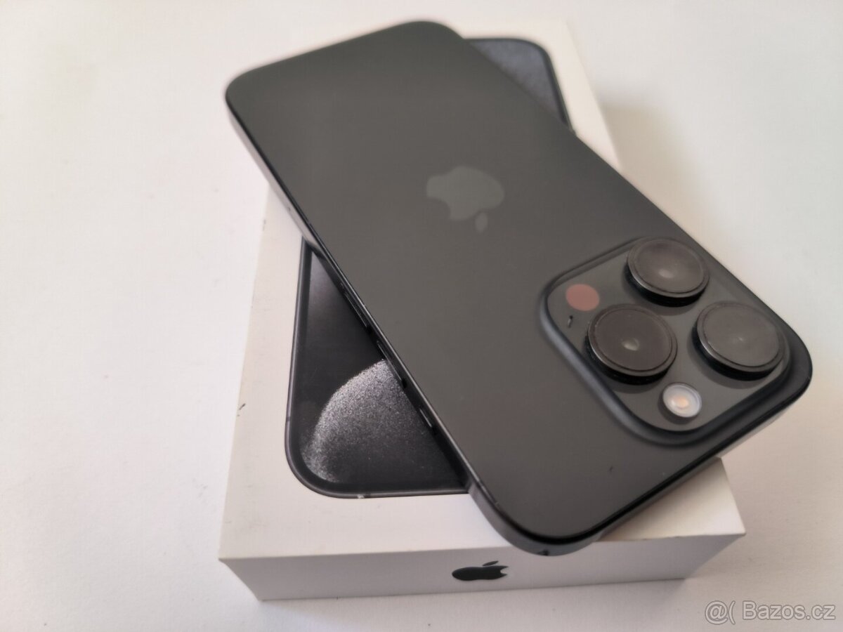 apple iphone 15 PRO 128gb Black Titanium / Batéria 87% - 6