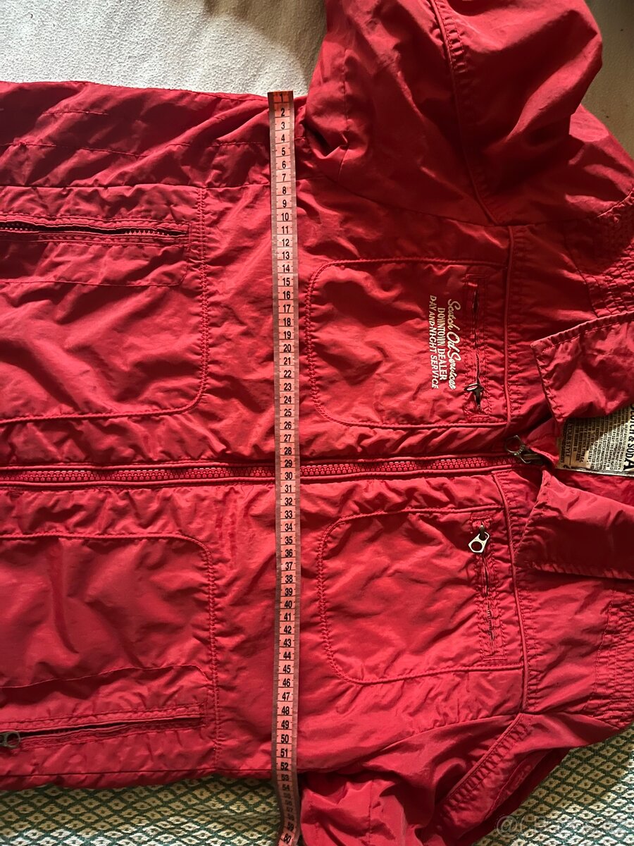 krásná červená bunda Scotch &Soda - 6