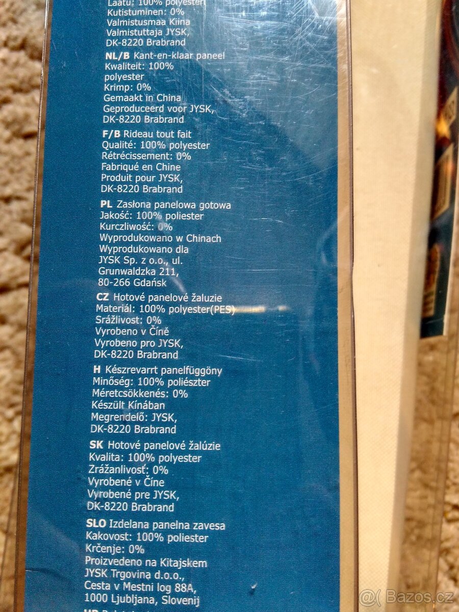 nová panelové žaluzie, japonská stěna 2x 45cm 245cm - 6