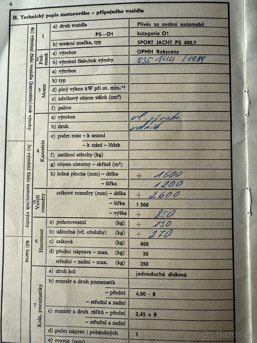 Prodám vozík Sport yacht club. Kára jacht - 6