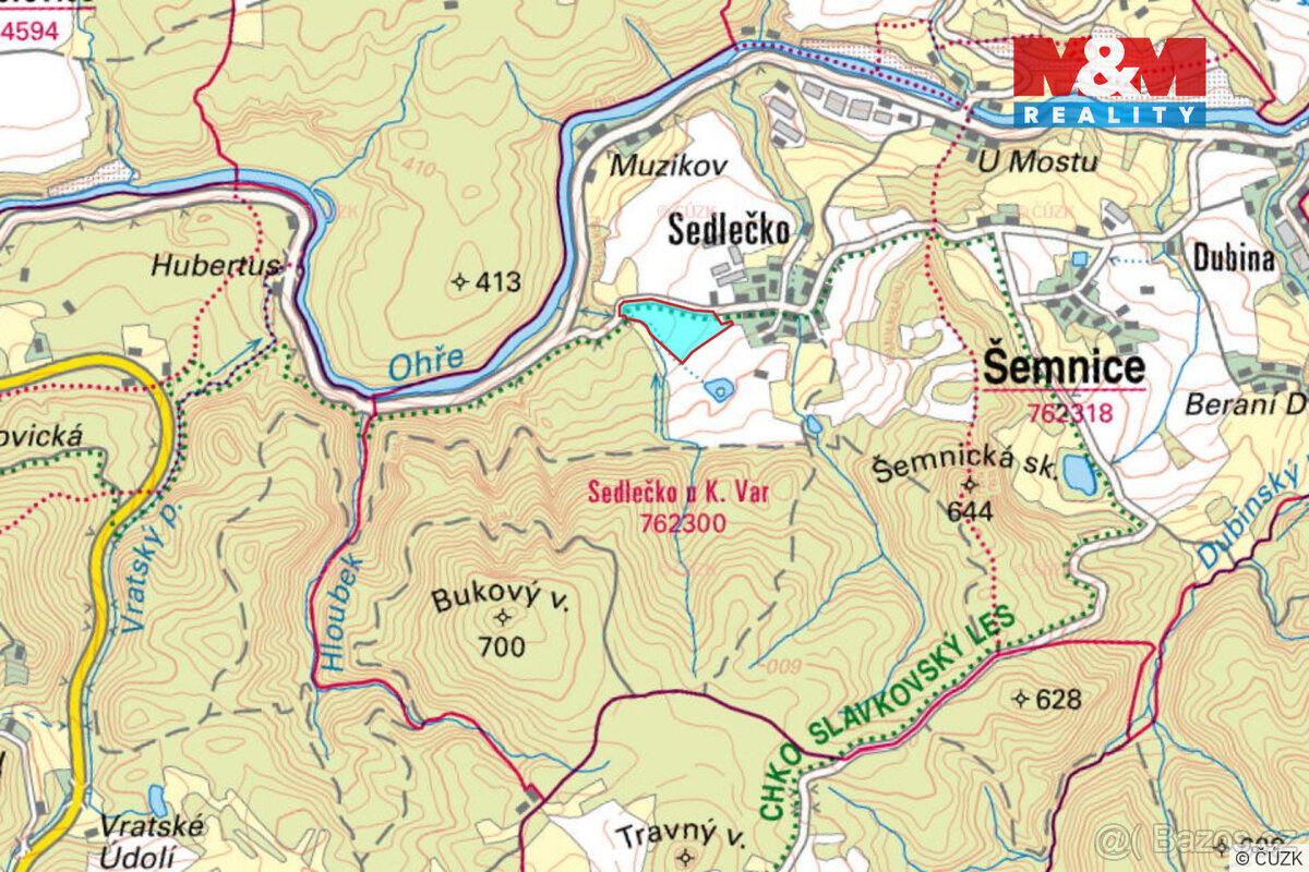 Prodej pole, 66049 m², Sedlečko - Šemnice - 6