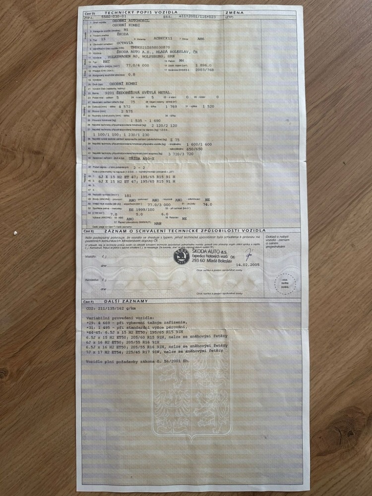 Škoda Octavia II, 4x4 - 6