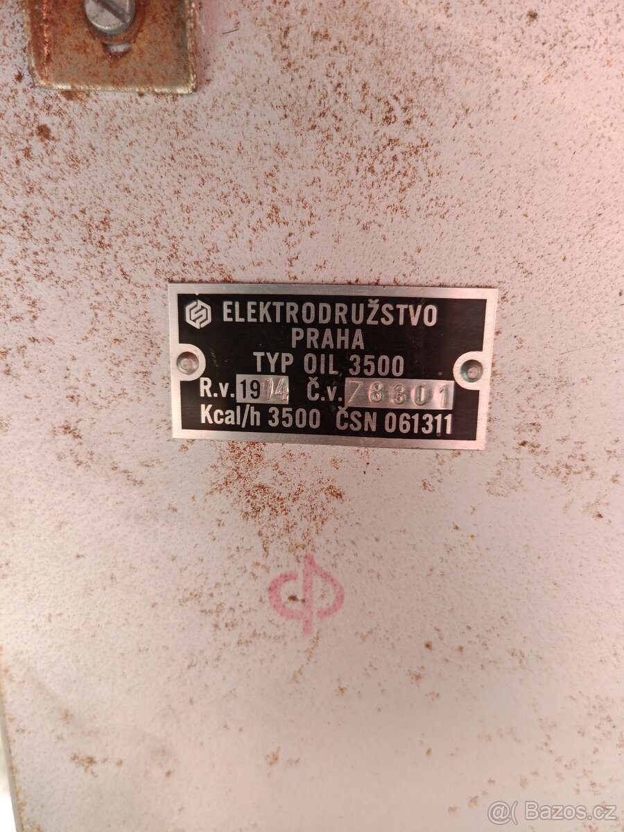 Prodám naftové retro kamna vafky - 6