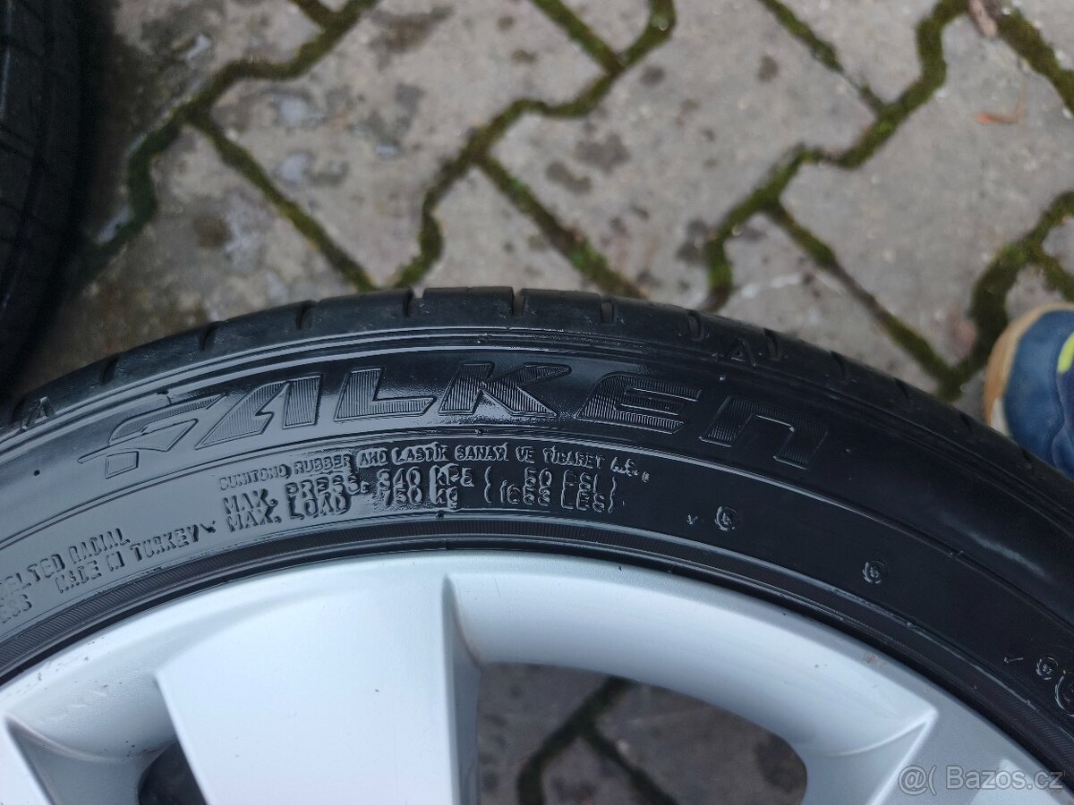 Pěkná letní alu sada Zenith 18" Škoda Superb 235/45 R18 - 6