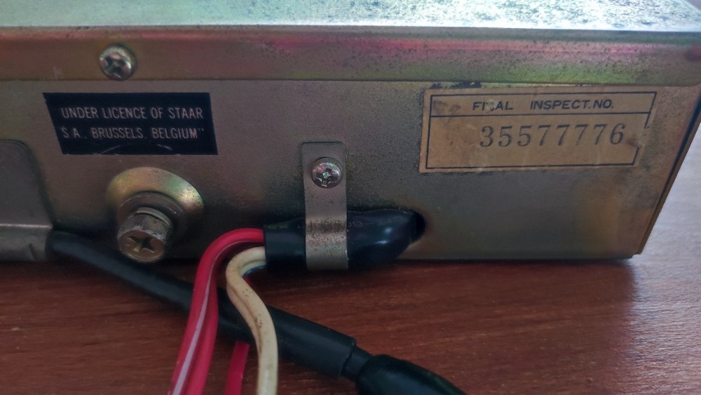 Retro autorádio SANYO - kazetový přehrávač AM - plně funkční - 6