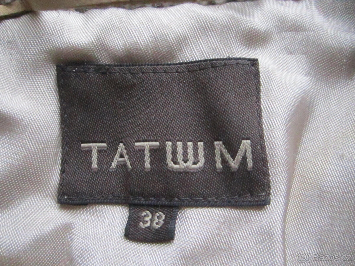 Zimní kabát zn. Tatuum, vlna, vel. M/38, melír - 6