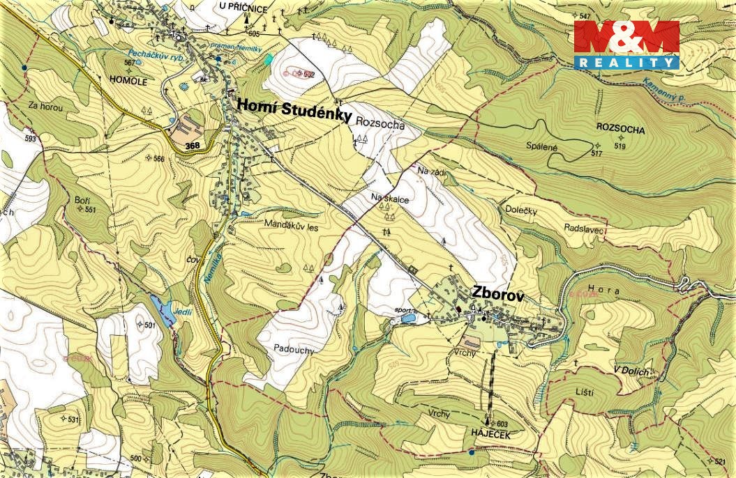 Prodej louky, 1864 m², Horní Studénky - 6