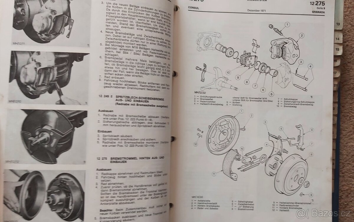 FORD GRANADA /TAUNUS/CAPRI - kompl. servisní a dílen. manuál - 6