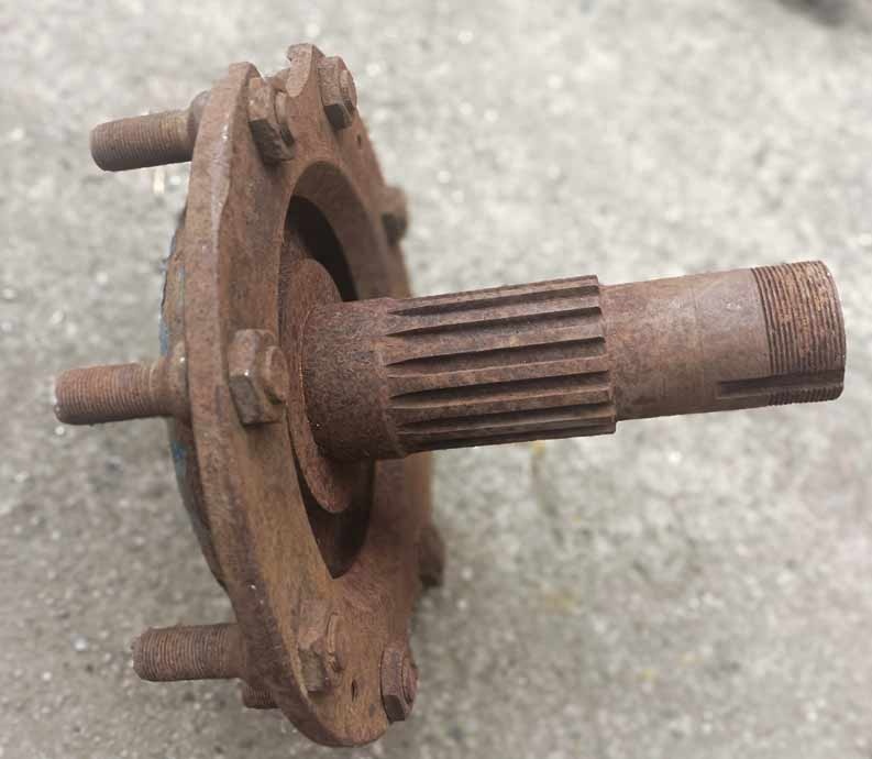 Praga V3S - nába nápravy - 6