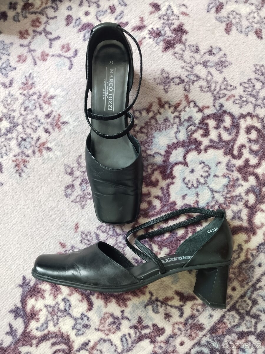Dámské sandálky, polobotky, vel. 39, Marco Tozzi, jak NEW - 6