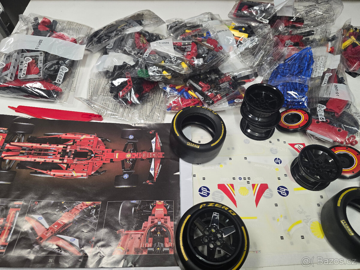 Stavebnice Technic 42207 Auto Ferrari SF-24 F1 (náhrada) - 6