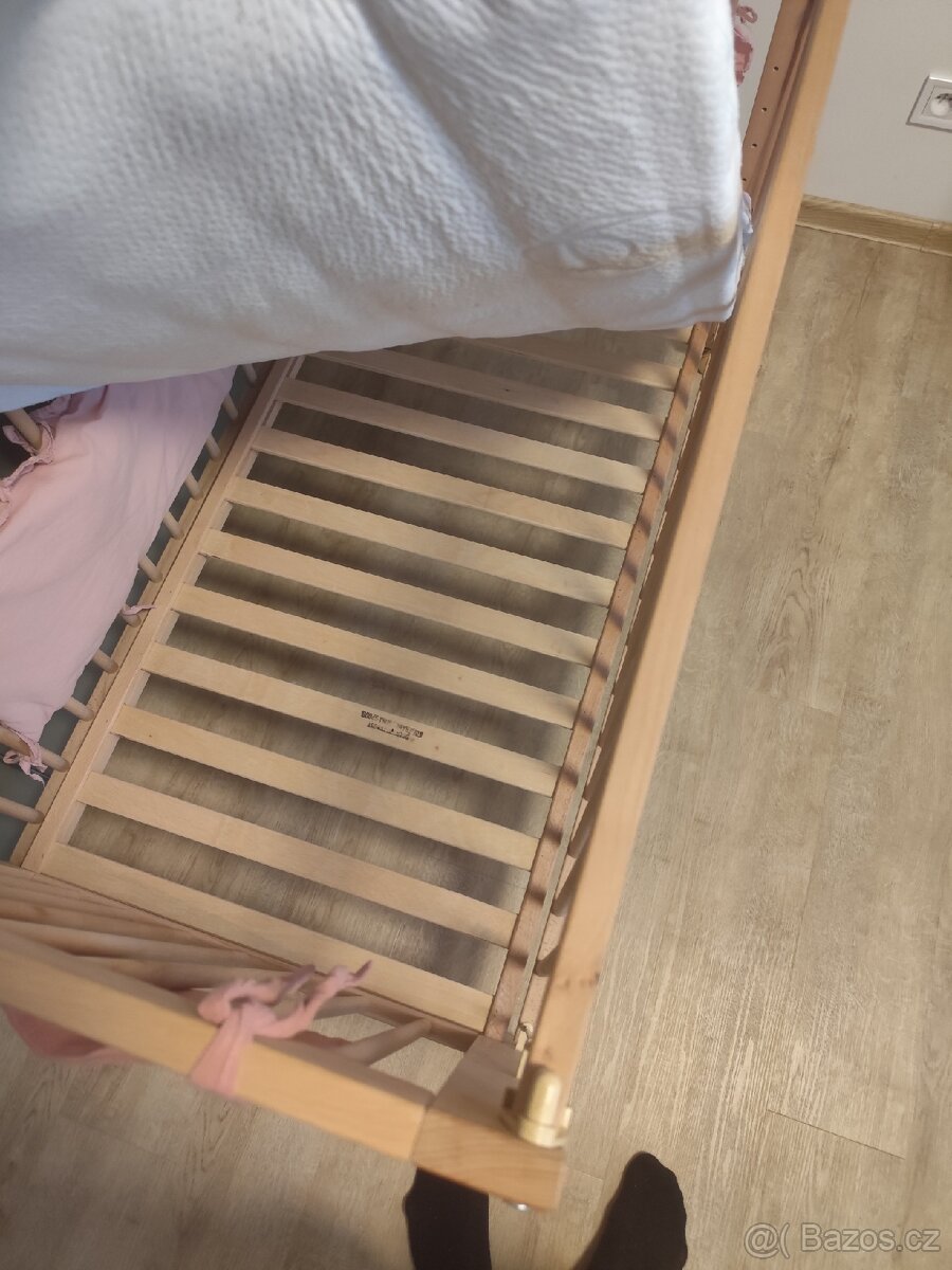 Dětská postýlka Dub eco + matrace - 6