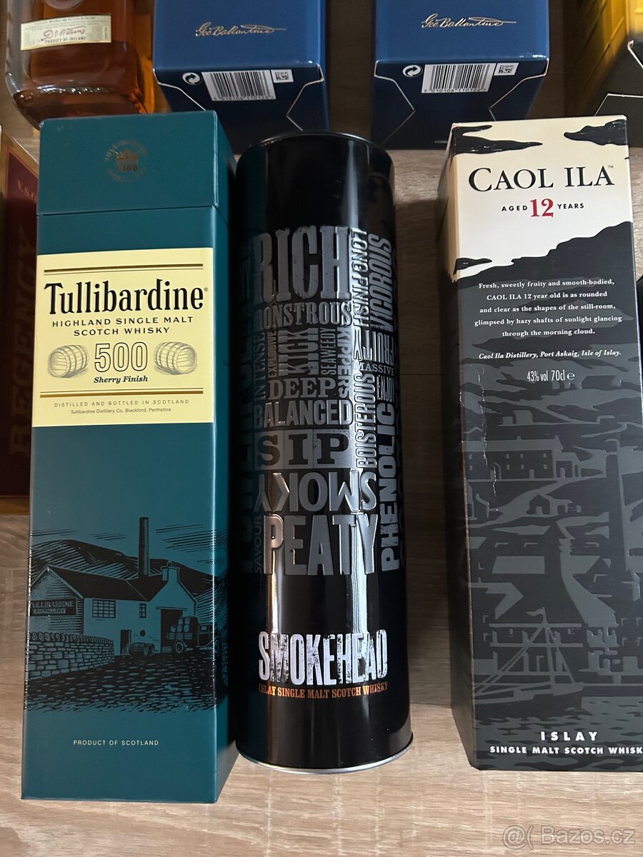 Whisky + brandy + vodka vše originální kusy - 6