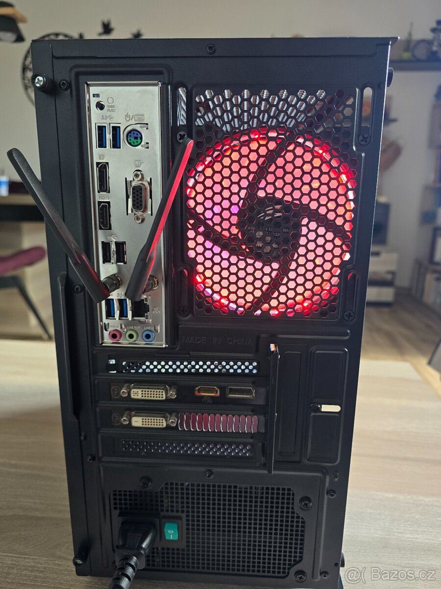 Nové herní PC Ryzen 7,16Gb ram, Grafika GTX 660, W11, RGB - 6