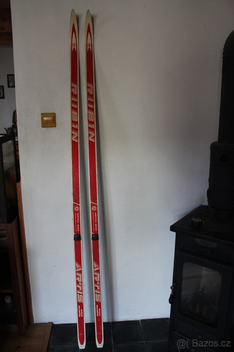 Různé běžky 180-215 cm, boty na běžky vel. 30-43 - 6