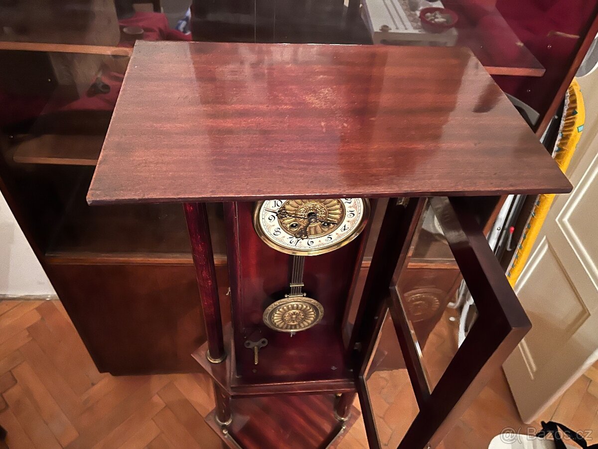 Starožitné secesní stojací hodiny - 6