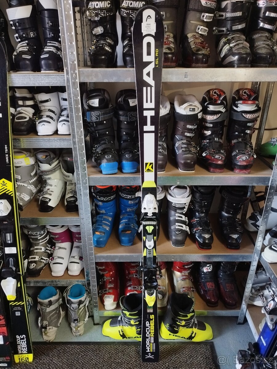 Lyže Head rebels 165cm, na doježdění - 6