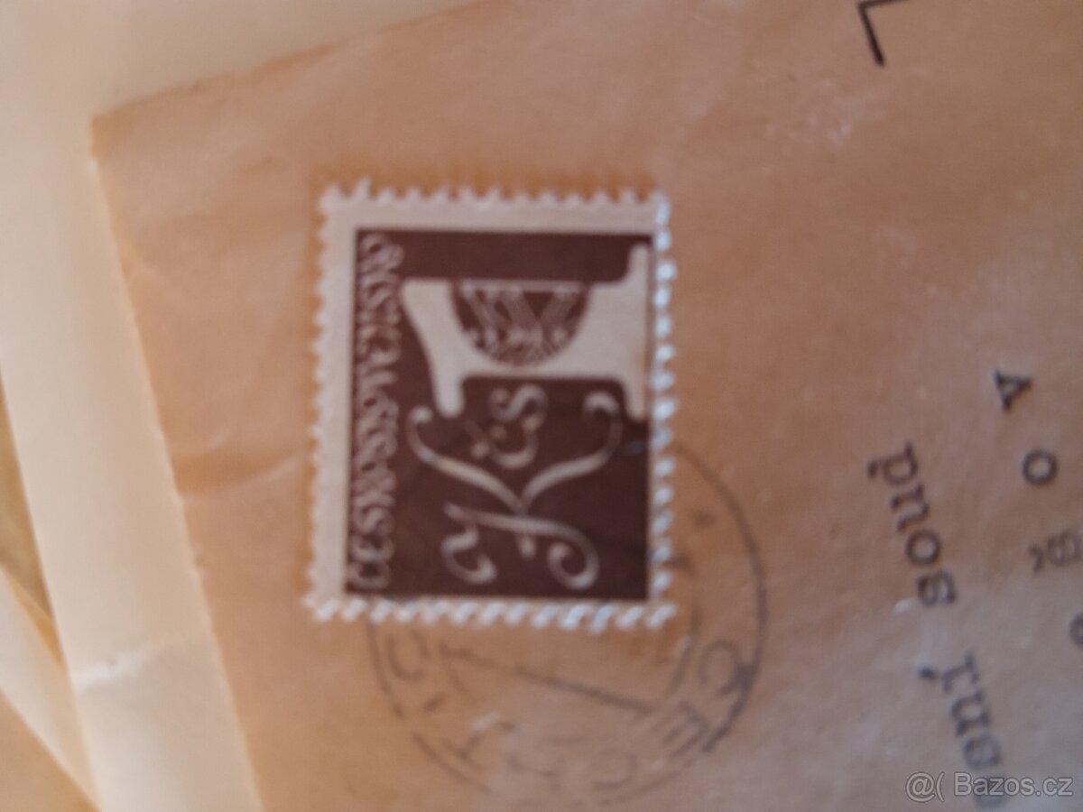 3 díl☺️mix různých dokumentů pohlednic a známek - 6