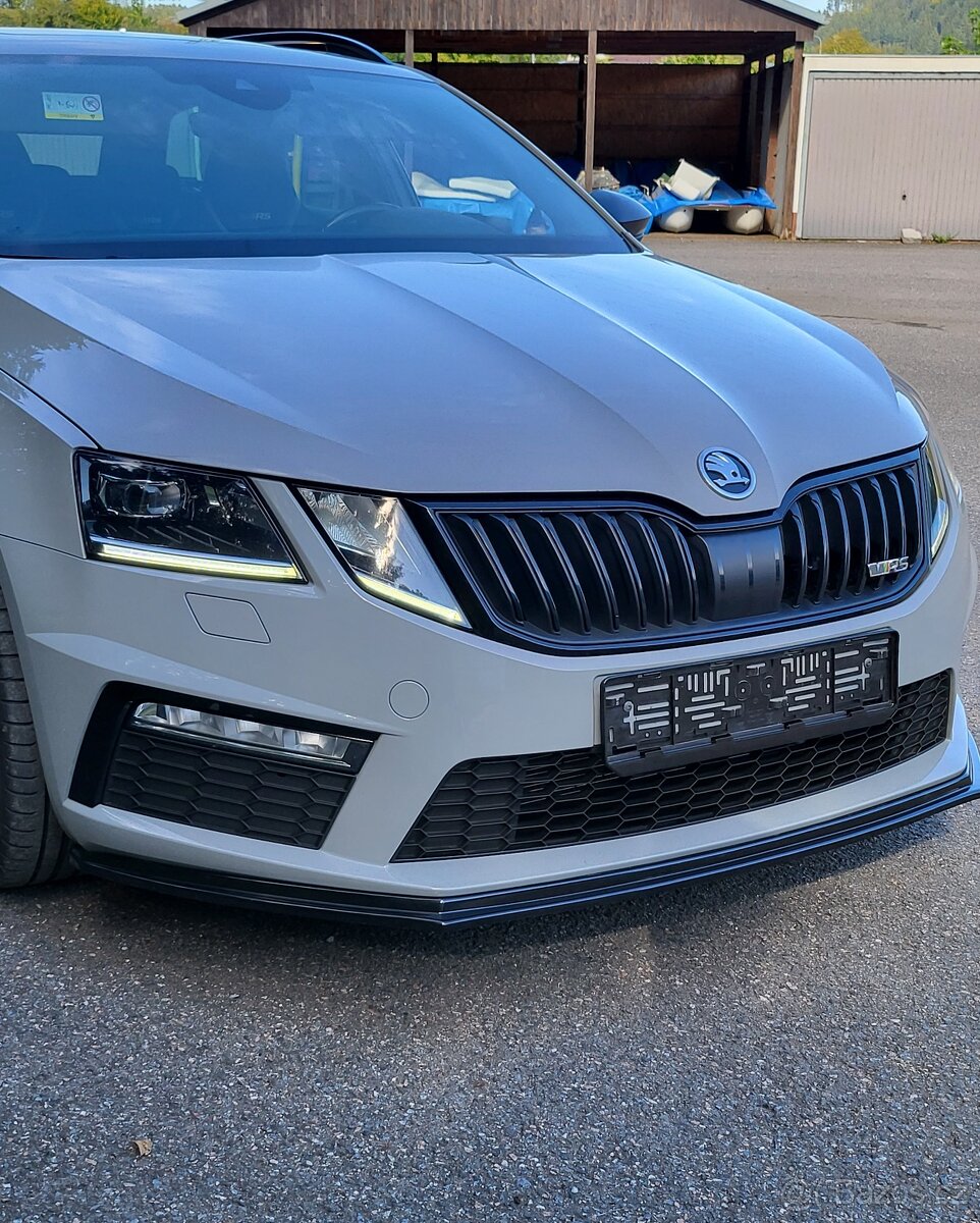 Přední podspoiler škoda Octavia 3rs face - 6