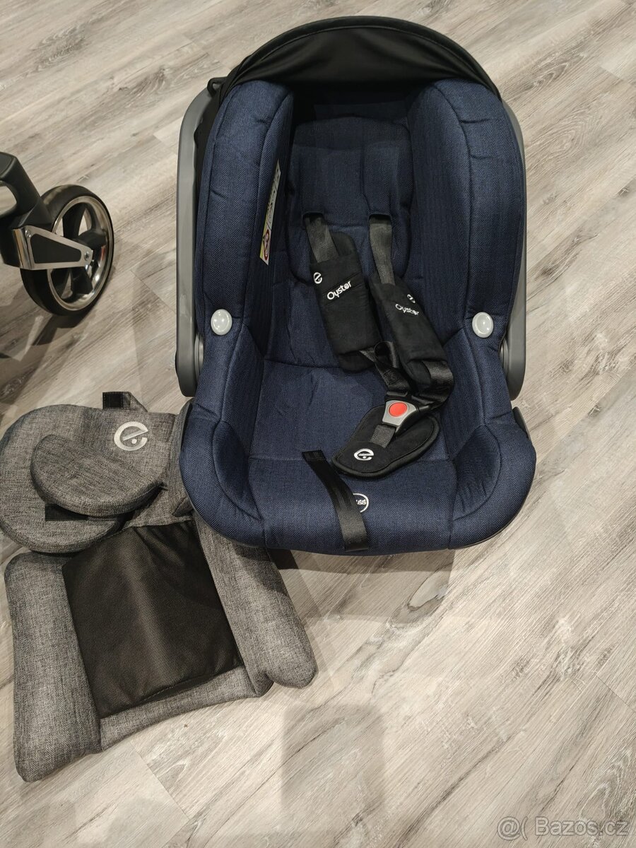 Kočárek Oyster 3 luxusní set 6v1 - 6