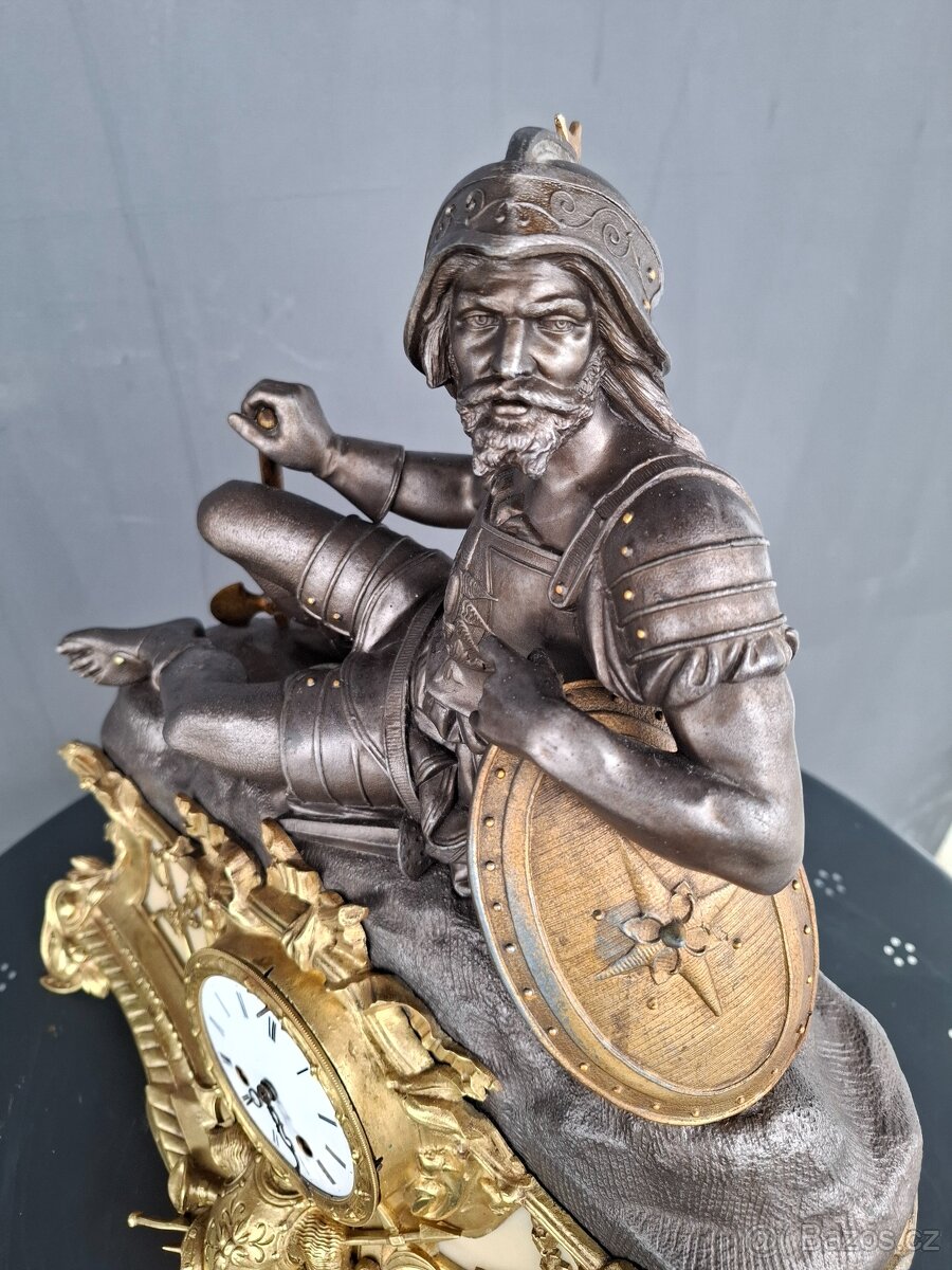 Starožitná francouzské figurální hodiny - 6