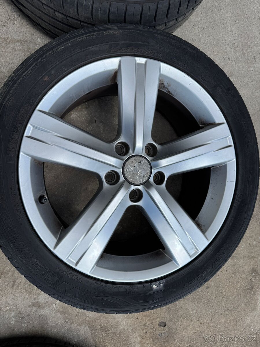 Sada kol 5 ks VW Passat B7 5x112 R17 235/45 R17 3AA601025E - 6