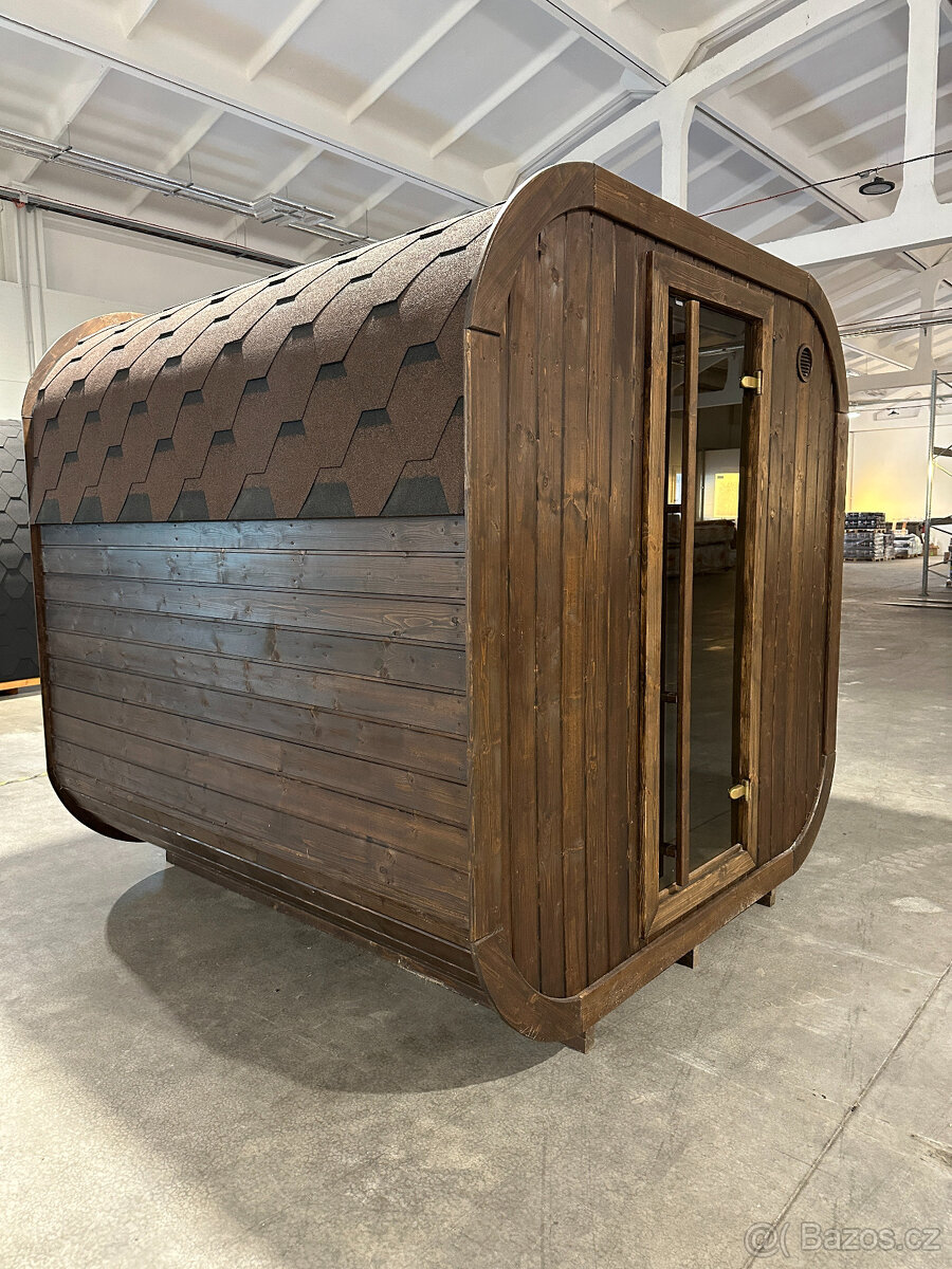 Sauna Marivox, venkovní finská sauna, barelová sauna - 6