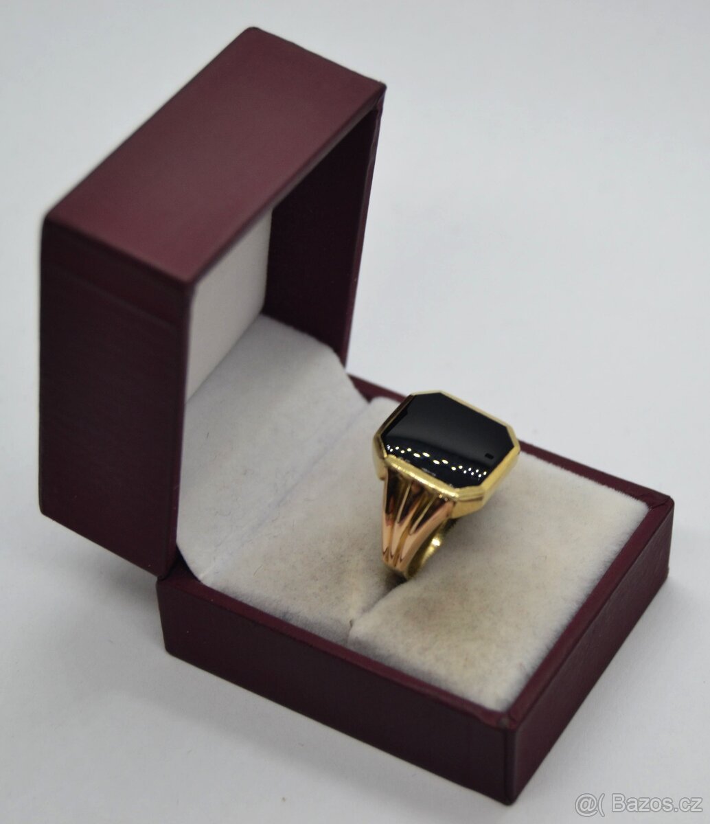 Zlatý pánský prsten - 6