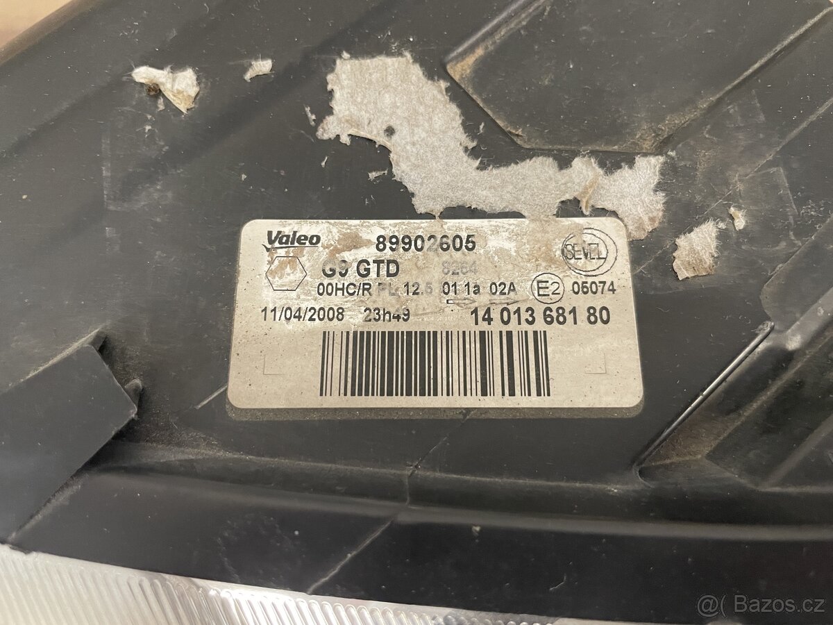 Přední světlo Expert, Jumpy, Scudo, ProAce - 6