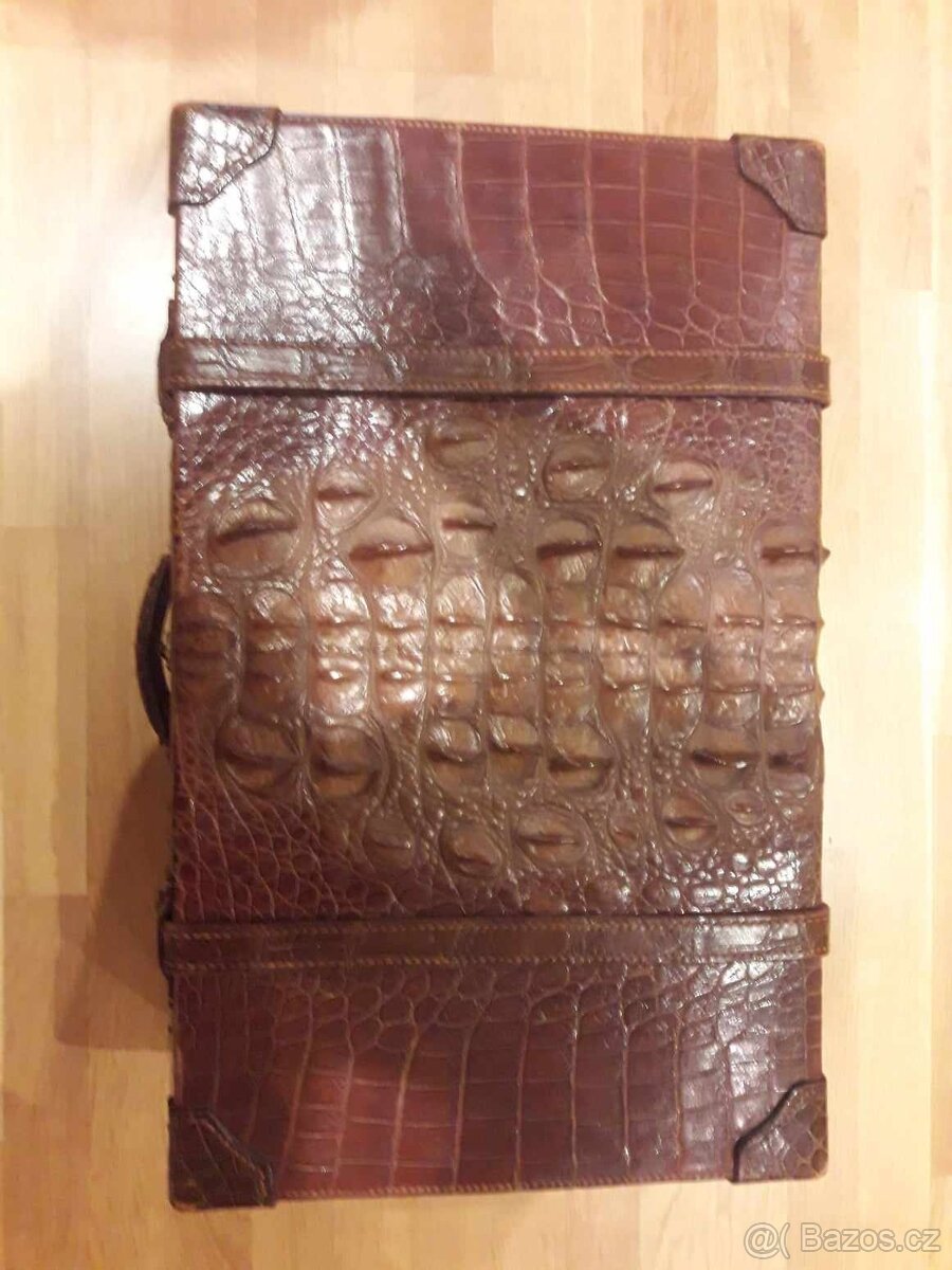 Kufr Aligatoři kůže - 6