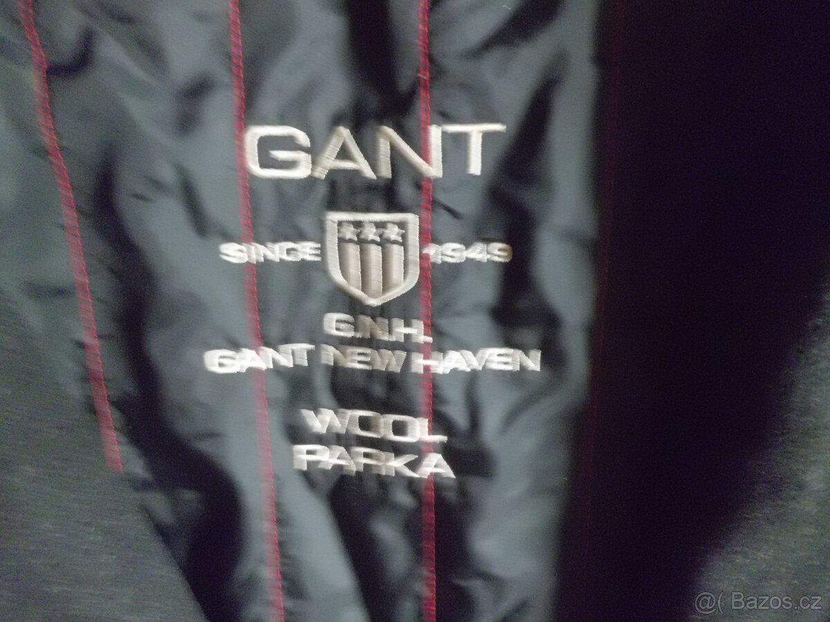 GANT málo použitá zimní vlněná parka/kabát s kapucí XL-XXL - 6