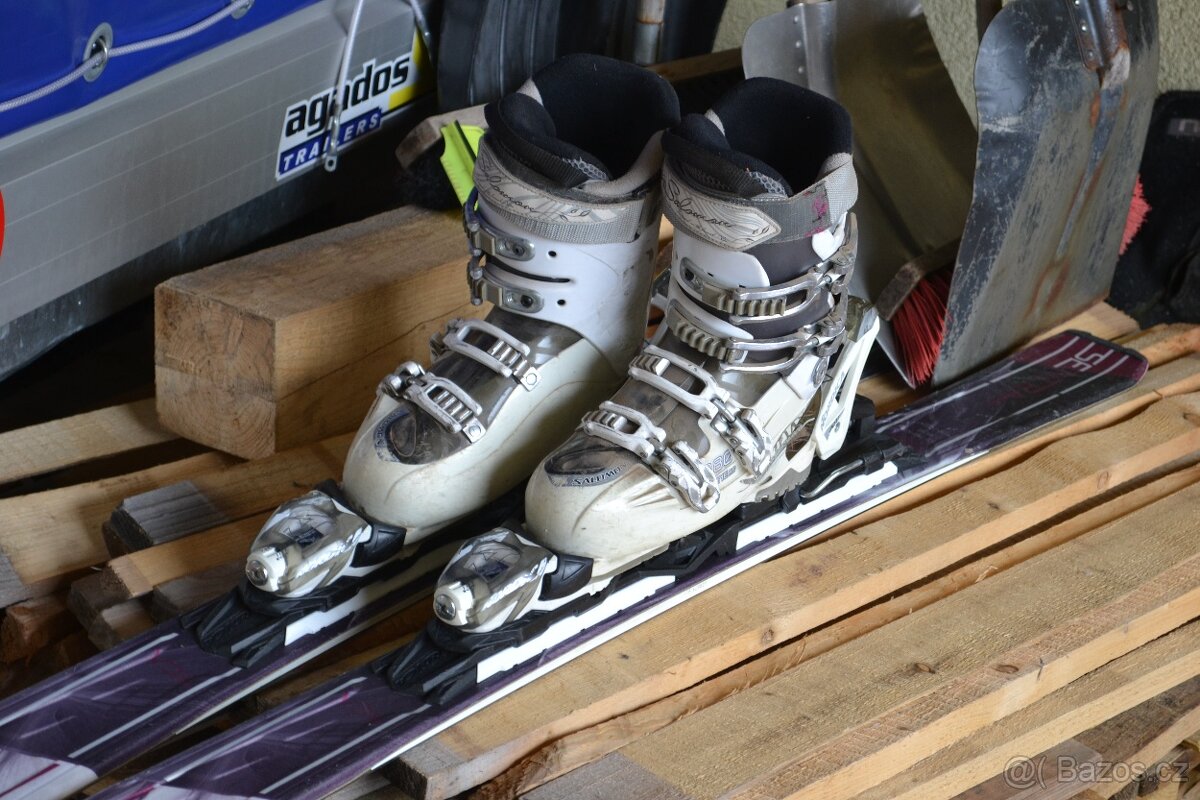 krásné lyže Nordica 152 cm Unisex + dobré boty dle Vaší v. - 6