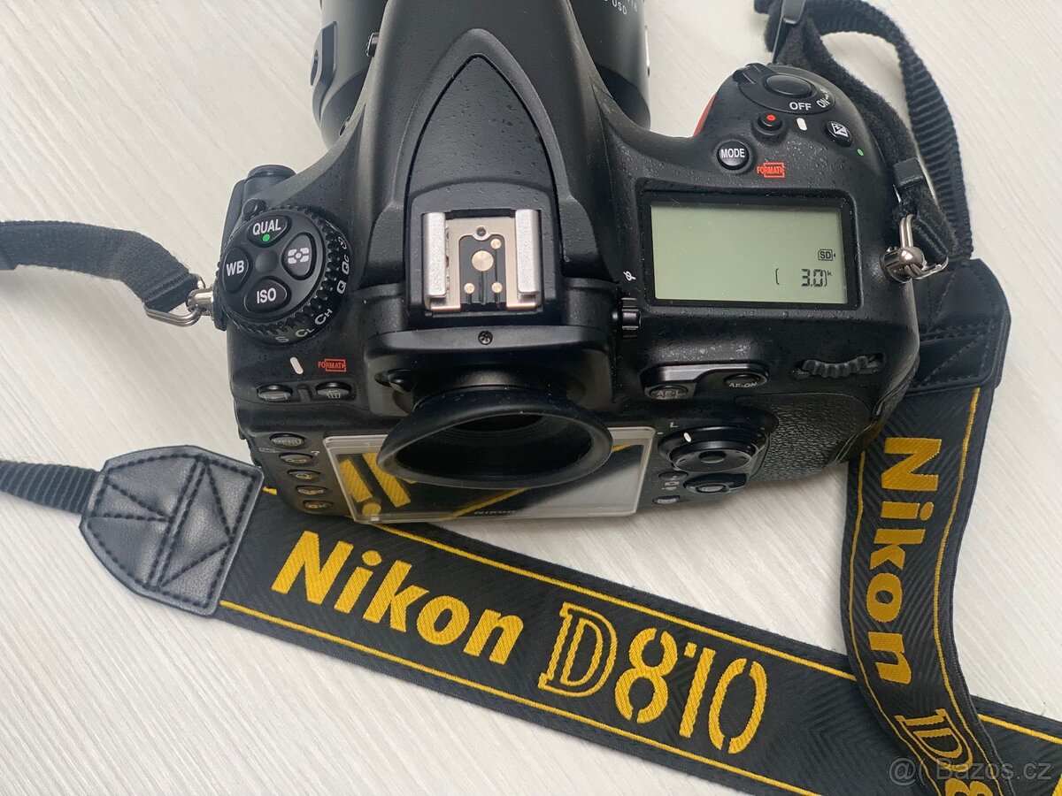 NIKON D810 - 29.926 závěrek, plus objektiv Tamron 45mm - 6
