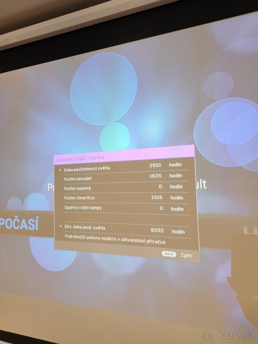 Prodám 4k, 3D, projektor BenQ W1720 - 6