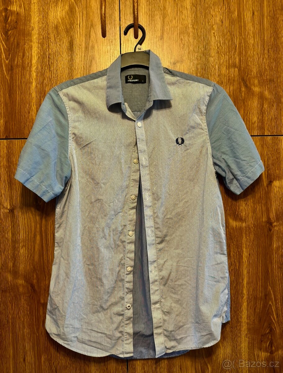 Pánská košile 2x Fred Perry a Hugo Boss, velikost S - - 6