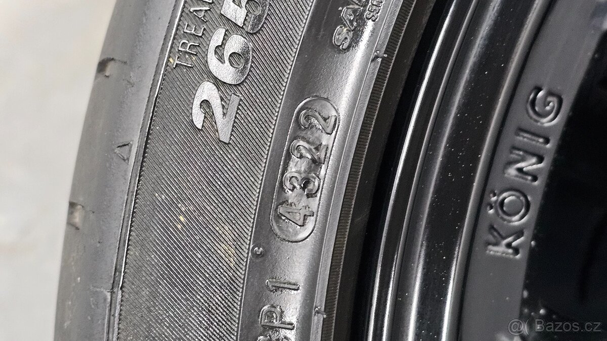 KONIG Hypergram 9,5x18 5X120 ET35 Matte Black 265/35R18 - 6