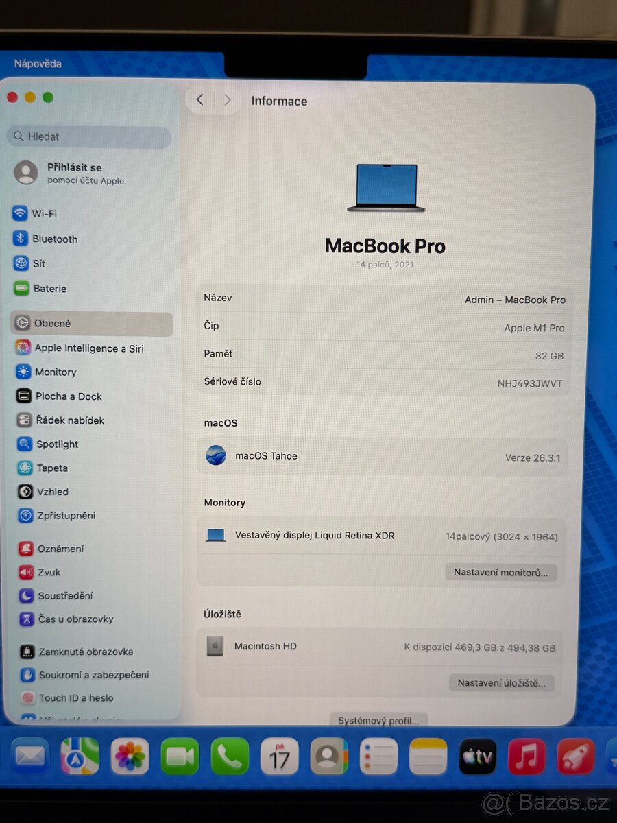 MacBook PRO 14” M1 PRO/32/512 - 6