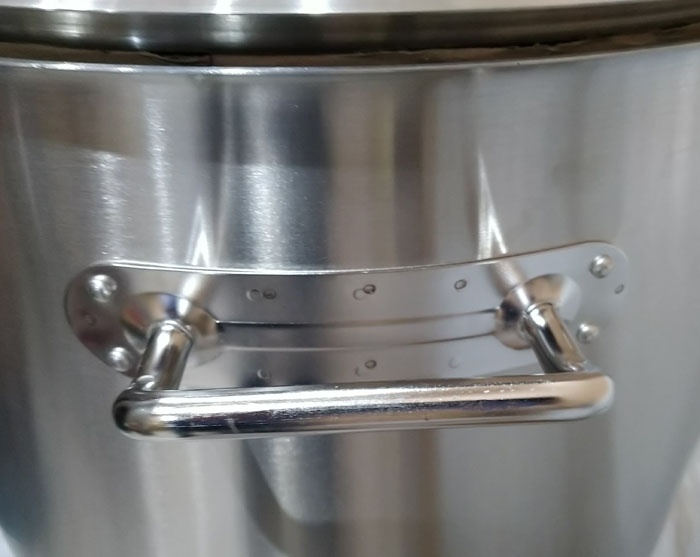 Nerezový gastro hrnec s poklicí 98L - 6