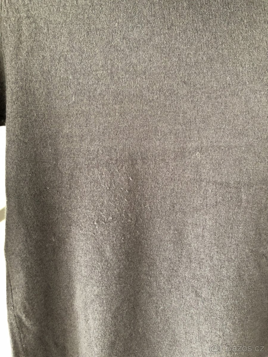 Šedý svetr LIU JO_viskóza&vlna_XS - 6