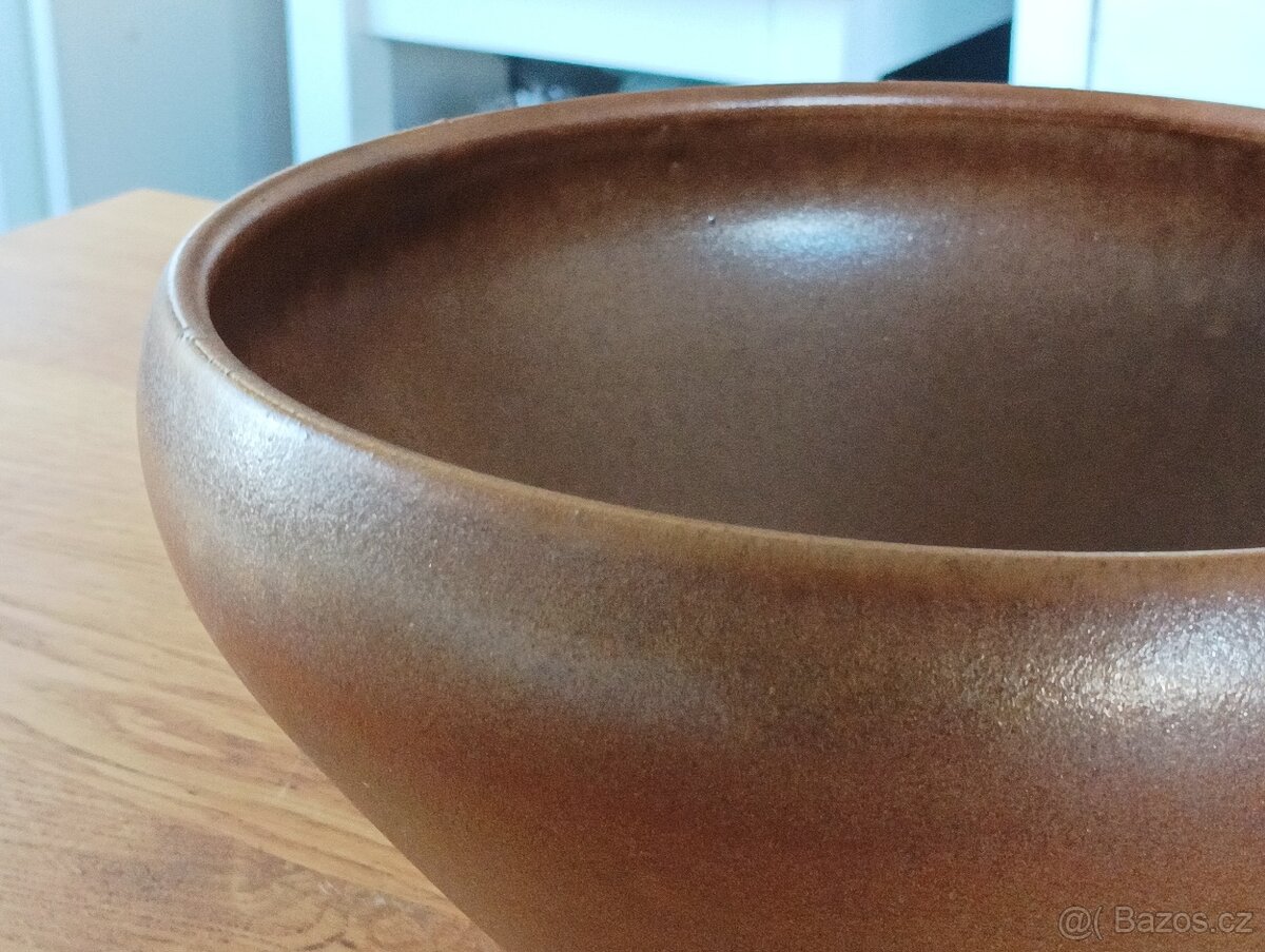 VINTAGE KAMENINOVÁ MÍSA GRÉS & POTIERS DIGOIN - FRANCIE - 6