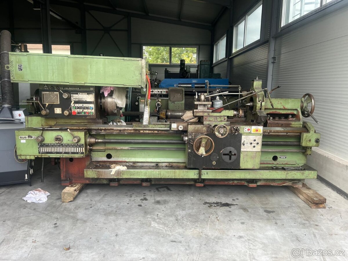 Soustruh TOS SUS 63H/2000 – oběžný 655 mm - 6